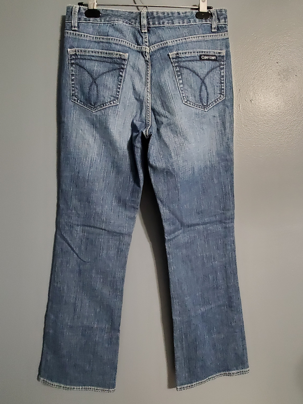 NWT Vintage Calvin Klein Jeans Women's Blue Relaxed Boot Cut Jeans Size 10 - Picture 5 of 7